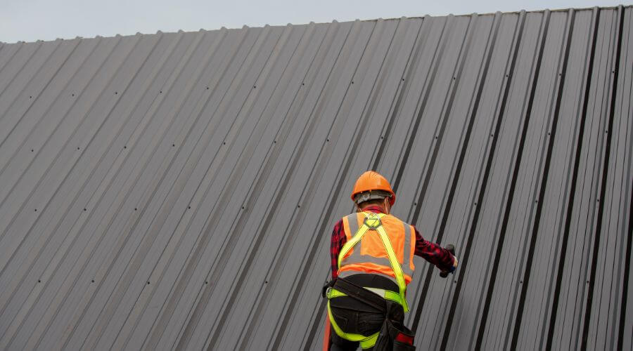 Professional metal roof installation services in Starks, LA